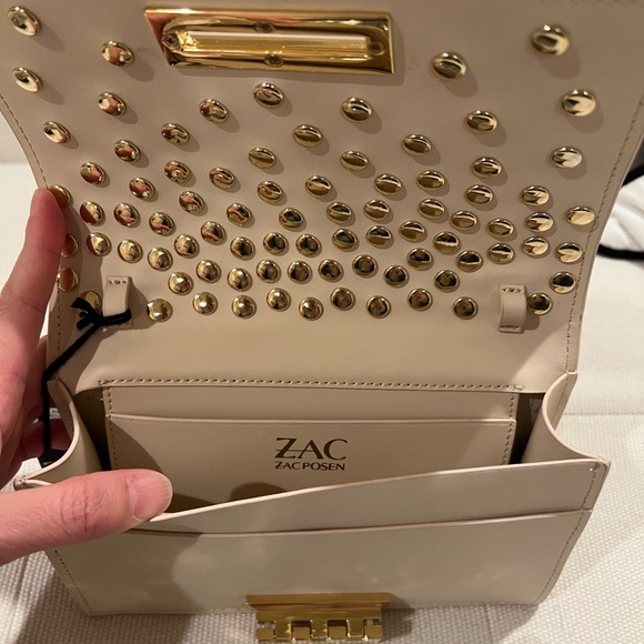 Zac Posen crystal adorned cross body/clutch bag - Picture 7 of 9